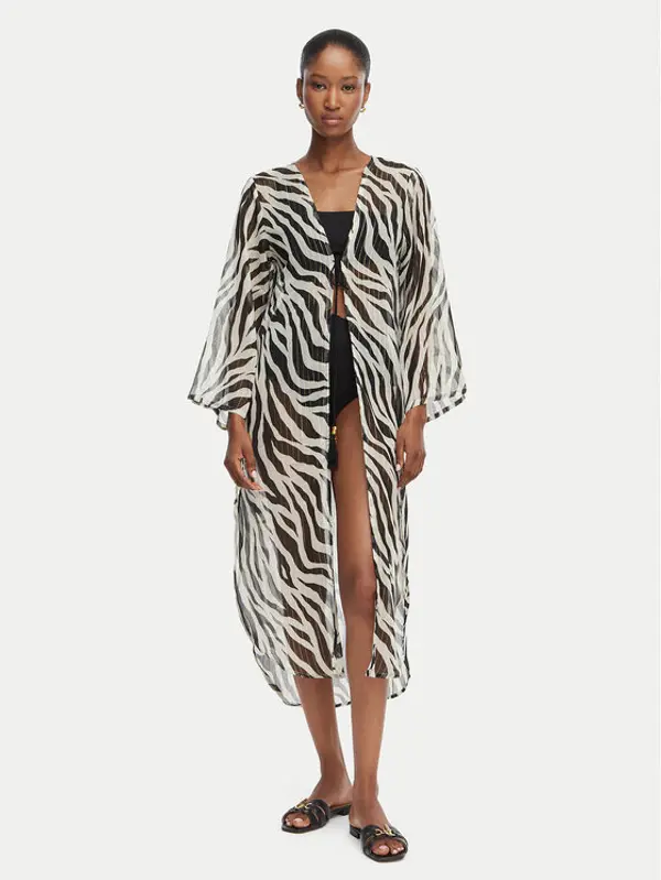 Selmark Selmark Kimono BP297 Crna Relaxed Fit