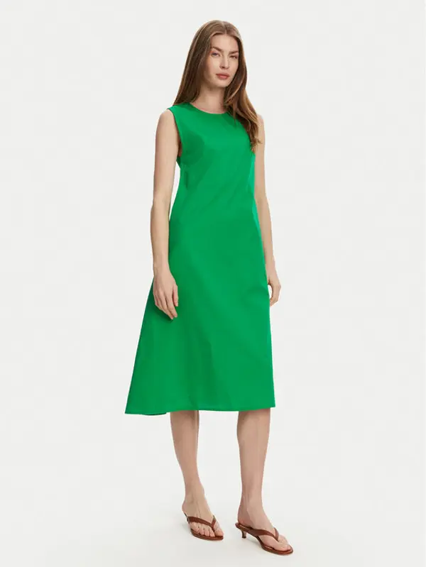 Selmark Selmark Ljetna haljina BL495 Zelena Regular Fit