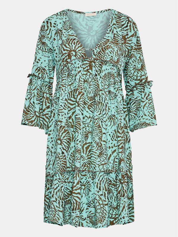 Selmark Selmark Ljetna haljina Vestido BJ295 Zelena Regular Fit