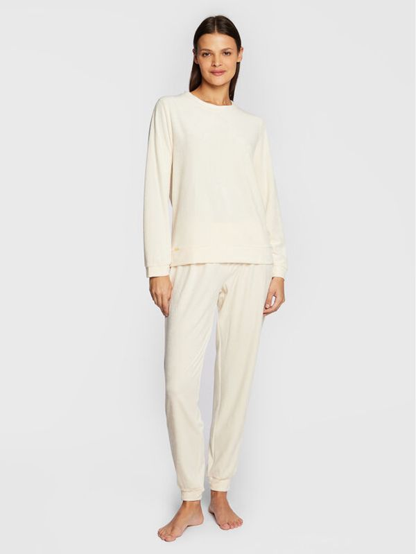 Selmark Selmark Pidžama Basica P3773 Bež Regular Fit