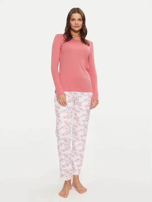 Selmark Selmark Pidžama P9373 Siva Regular Fit