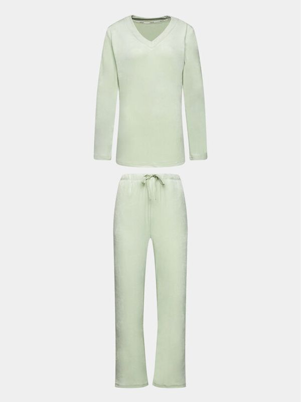 Selmark Selmark Pidžama Polar Soft P6273 Zelena Regular Fit