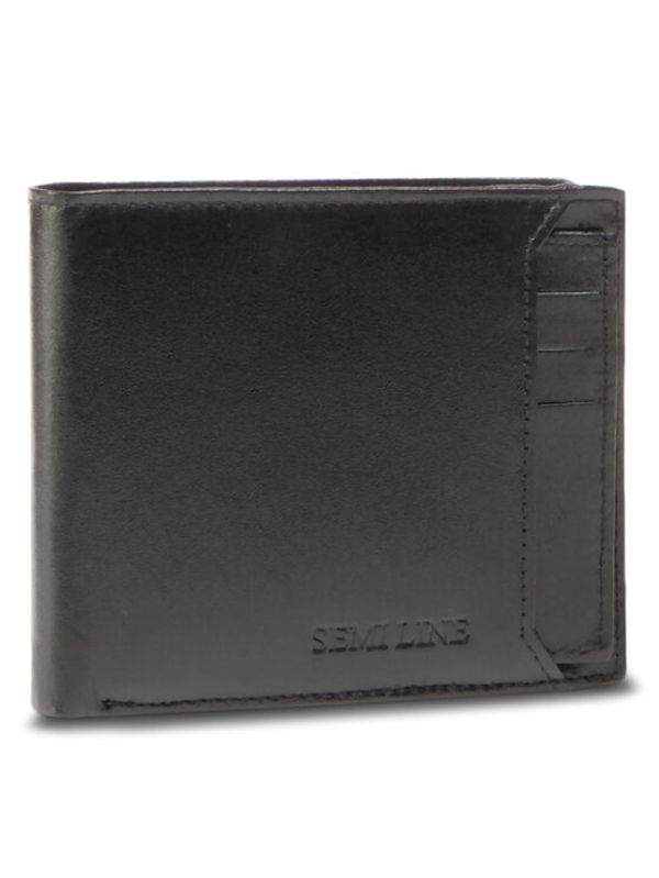 Semi Line Semi Line Veliki muški novčanik P8227-0 Crna