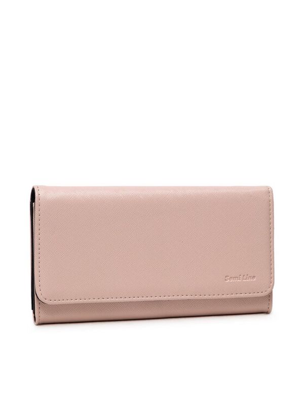 Semi Line Semi Line Veliki ženski novčanik 3052-3 Ružičasta