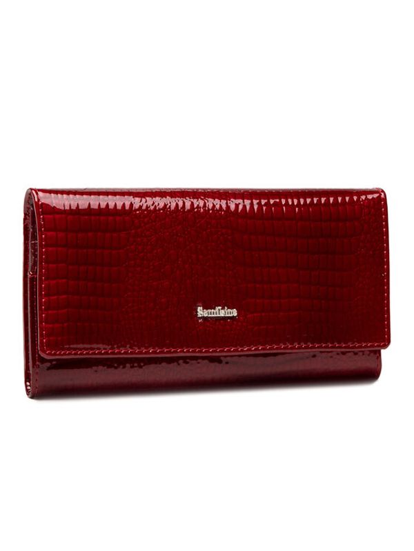 Semi Line Semi Line Veliki ženski novčanik P8228-2 Tamnocrvena