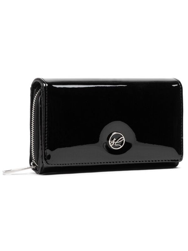 Semi Line Semi Line Veliki ženski novčanik P8229-0 Crna