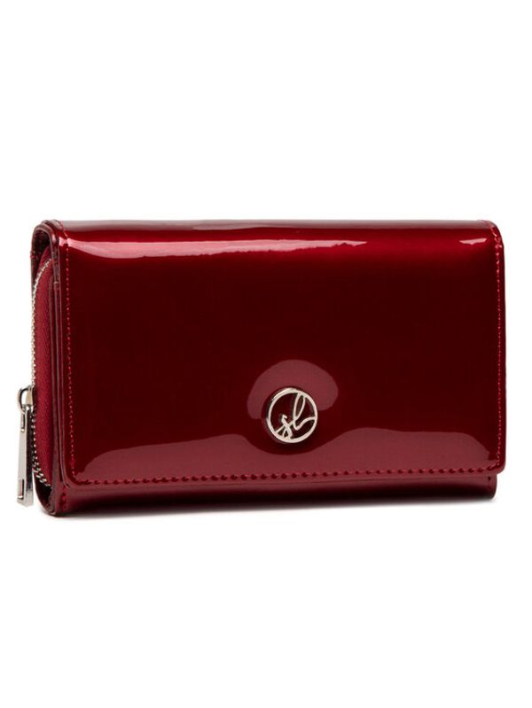 Semi Line Semi Line Veliki ženski novčanik P8229-2 Tamnocrvena