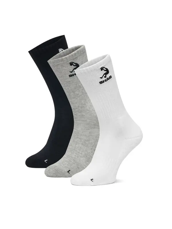 SHAQ Shaq Kratke čarape AS_SHQ_H_001W_SS25 (3-PACK) Šarena