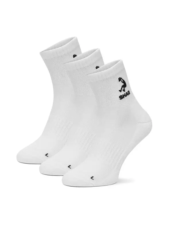 SHAQ Shaq Kratke čarape AS_SHQ_H_001Z_SS25 (3-PACK) Bijela