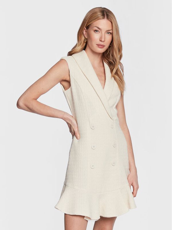 Silvian Heach Silvian Heach Haljina za svaki dan GPP23256VE Écru Regular Fit