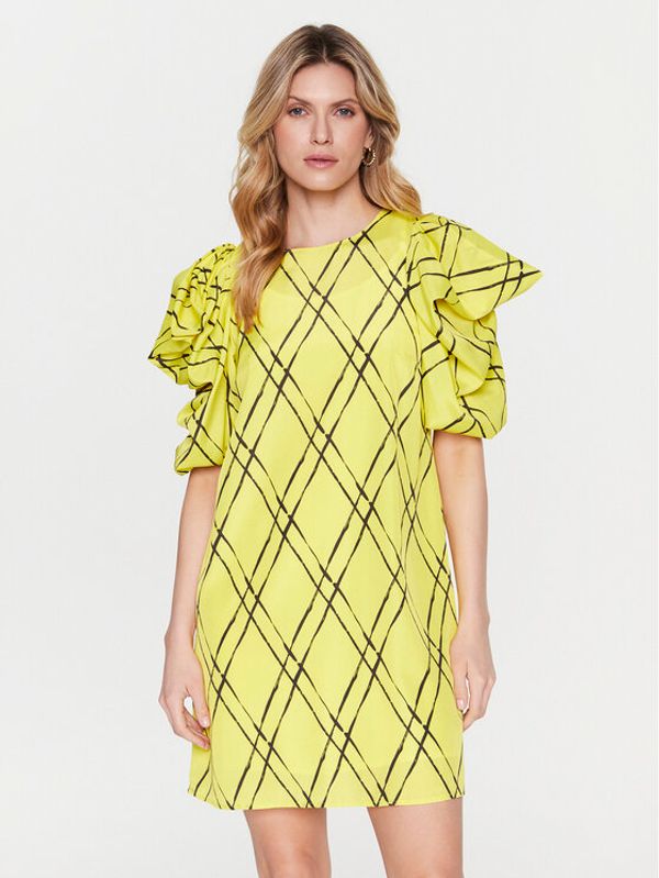 Silvian Heach Silvian Heach Haljina za svaki dan GPP23375VE Žuta Regular Fit