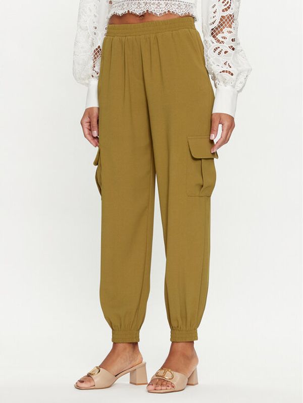 Silvian Heach Silvian Heach Kargo hlače GPP24421PA Kaki Regular Fit