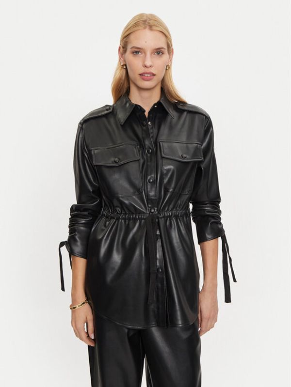 Silvian Heach Silvian Heach Košulja GPA24215CA Crna Regular Fit