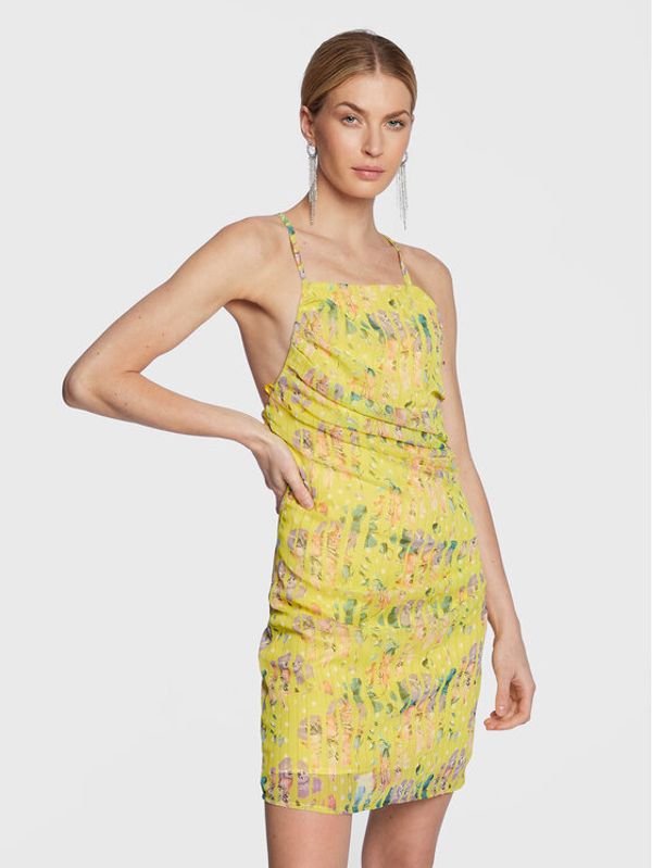 Silvian Heach Silvian Heach Ljetna haljina GPP23409VE Žuta Regular Fit