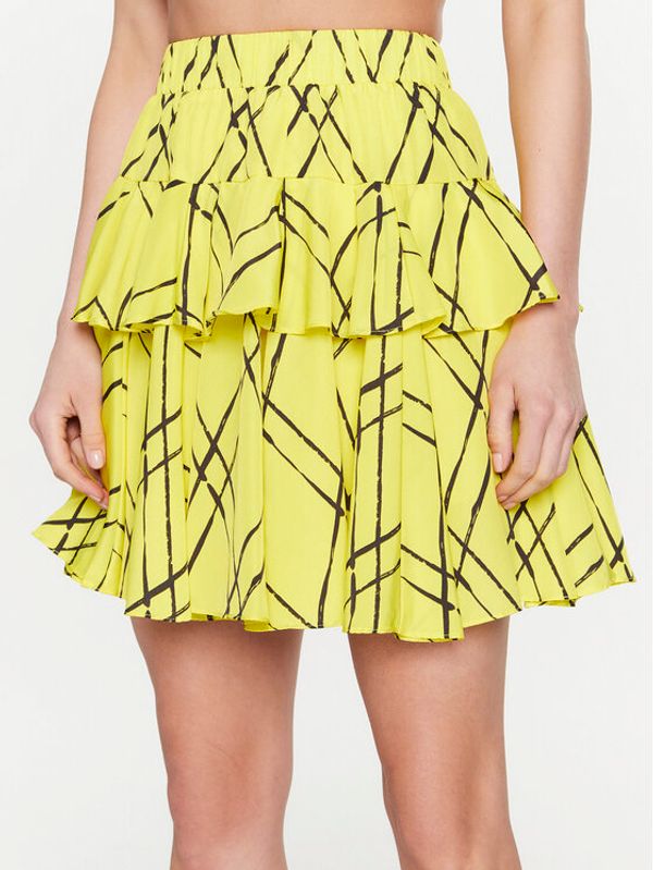 Silvian Heach Silvian Heach Mini suknja GPP23378GO Žuta Regular Fit