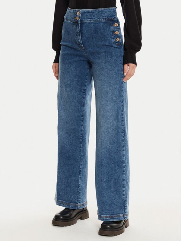 Silvian Heach Silvian Heach Traperice Galta GPA24261JE Plava Wide Leg