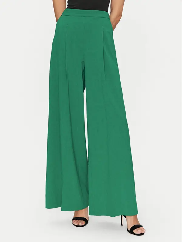 Simona Corsellini Simona Corsellini Palazzo hlače P25CPPA01001 Zelena Wide Leg