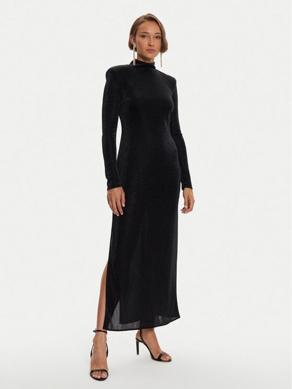 Simona Corsellini Simona Corsellini Večernja haljina A24CEAB050 Crna Slim Fit