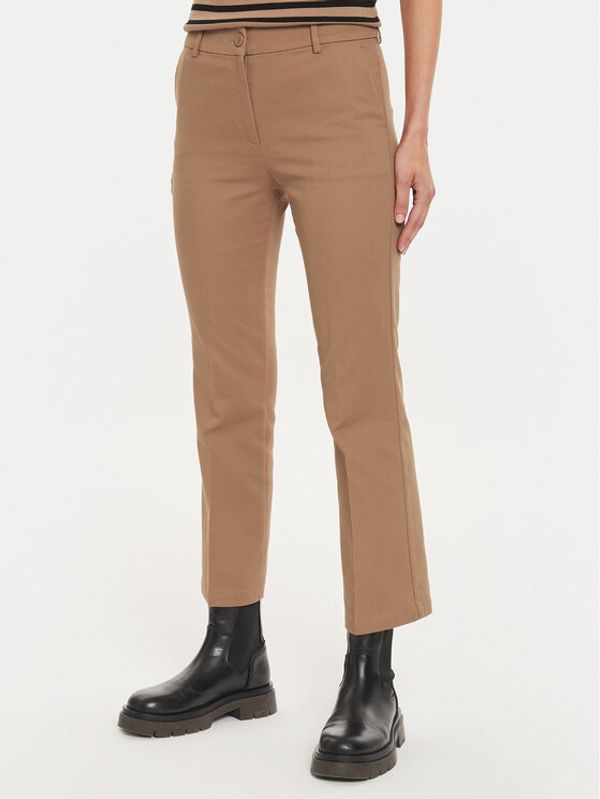 Sisley Sisley Hlače 45G2LE02X Smeđa Slim Fit