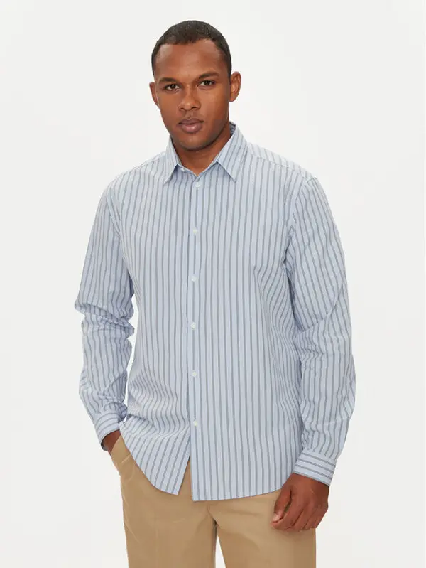 Sisley Sisley Košulja 5B8SSQ03T Plava Regular Fit