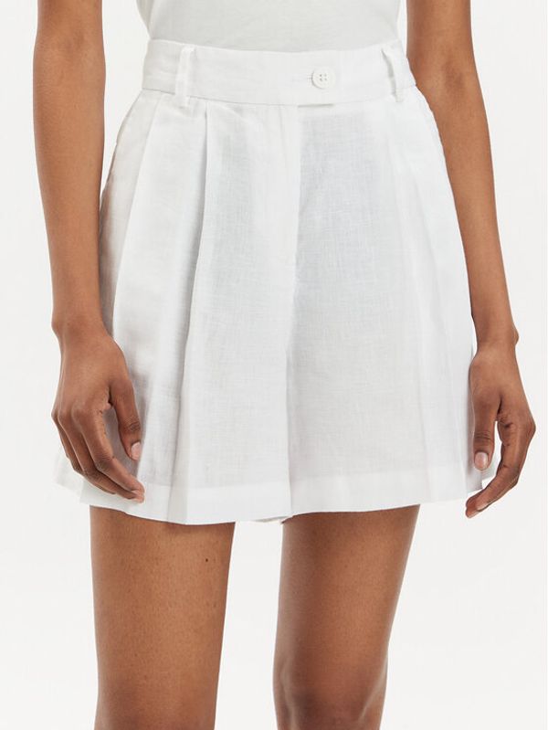 Sisley Sisley Kratke hlače 4AGHL9013 Bijela Regular Fit