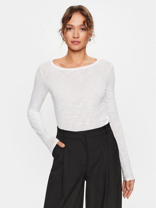 Sisley Sisley Majica 3FD4L119S Bijela Regular Fit