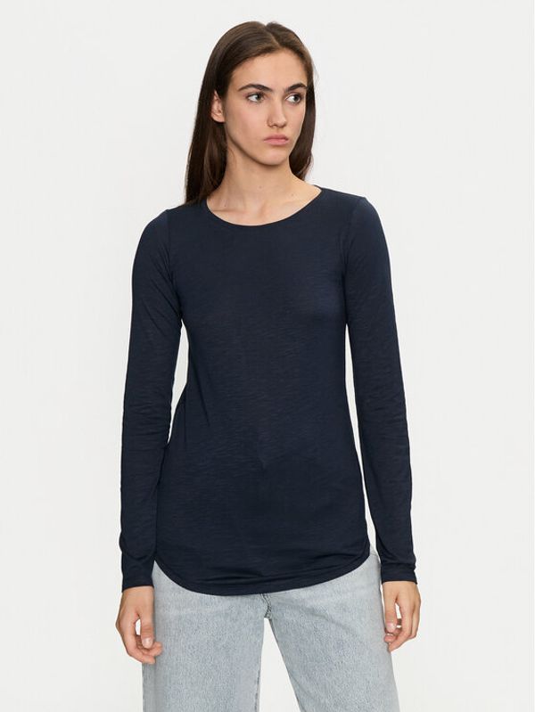 Sisley Sisley Majica 3TNHL119S Tamnoplava Regular Fit