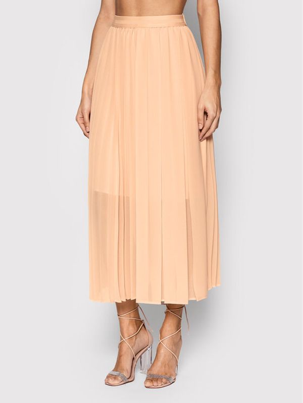 Sisley Sisley Plesirana suknja 493YL000J Narančasta Regular Fit