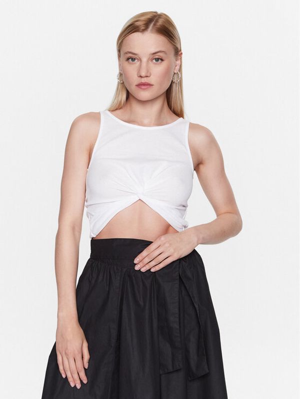 Sisley Sisley Top 3FPZLH00I Bijela Regular Fit