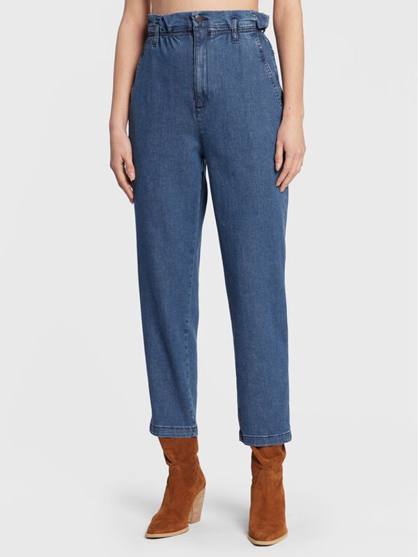 Sisley Sisley Traperice 4Z9RLE018 Plava Relaxed Fit