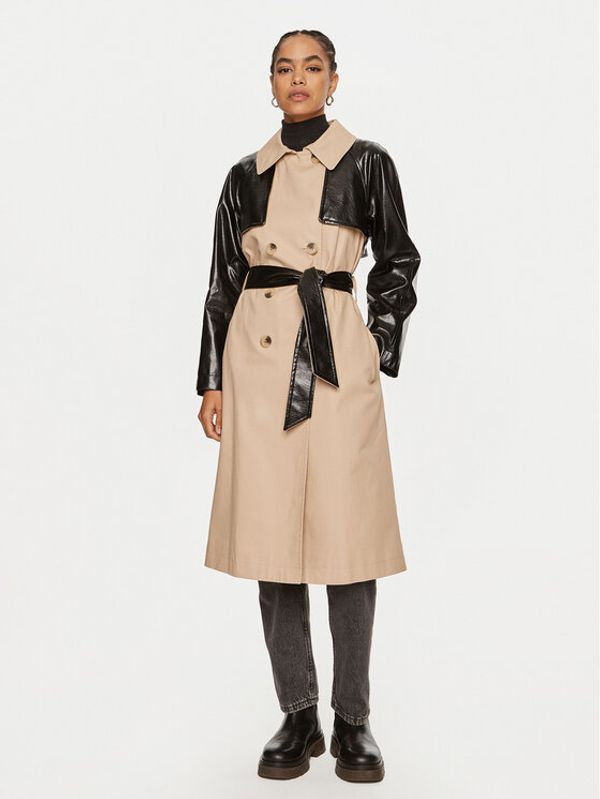Sisley Sisley Trench 2XDXLN04K Bež Oversize