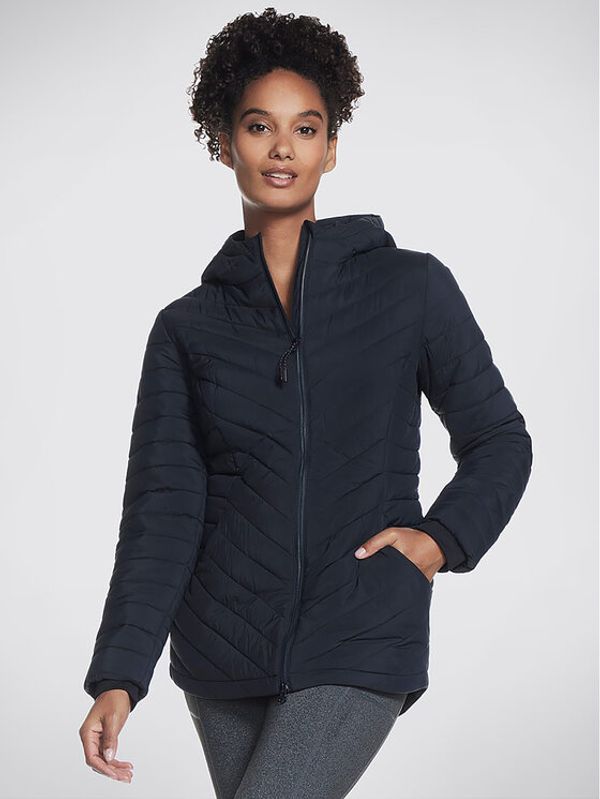 Skechers Skechers Anorak jakna Goshield Everyday Parka JA5 Crna Regular Fit