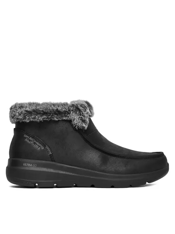 Skechers Skechers Čizme Glacial Ultra 144221/BBK Crna