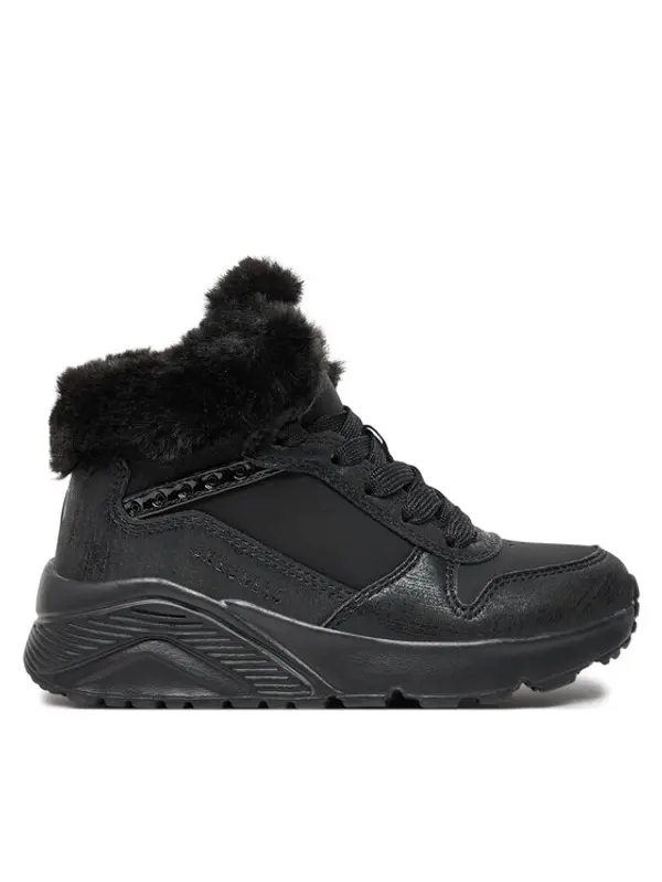 Skechers Skechers Čizme Uno Lite - Comfurt Collar 310396L/BBK Crna