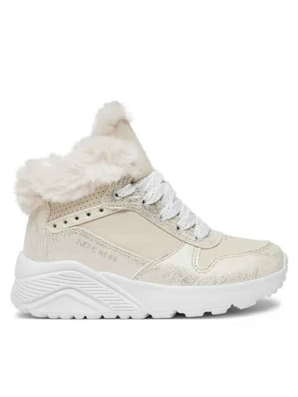 Skechers Skechers Čizme Uno Lite - Comfurt Collar 310396L/NAT Écru