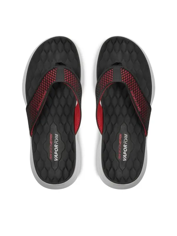 Skechers Skechers Japanke Vapor Foam Sandal 232894/BKRD Crna