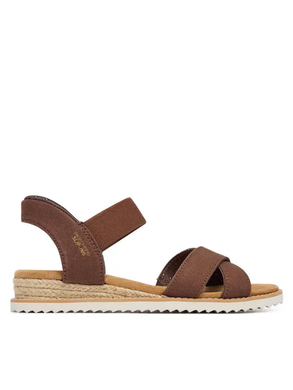 Skechers Skechers Sandale BOBS Desert Kiss - Golden Lily 114418/CHOC Smeđa
