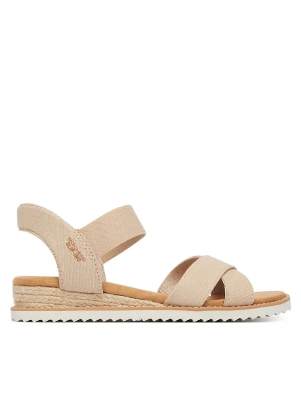 Skechers Skechers Sandale BOBS Desert Kiss - Golden Lily 114418/NAT Bež
