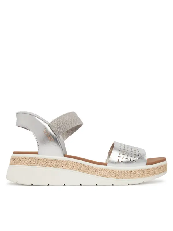 Skechers Skechers Sandale Bobs Sun Ray 114415/SIL Srebrna