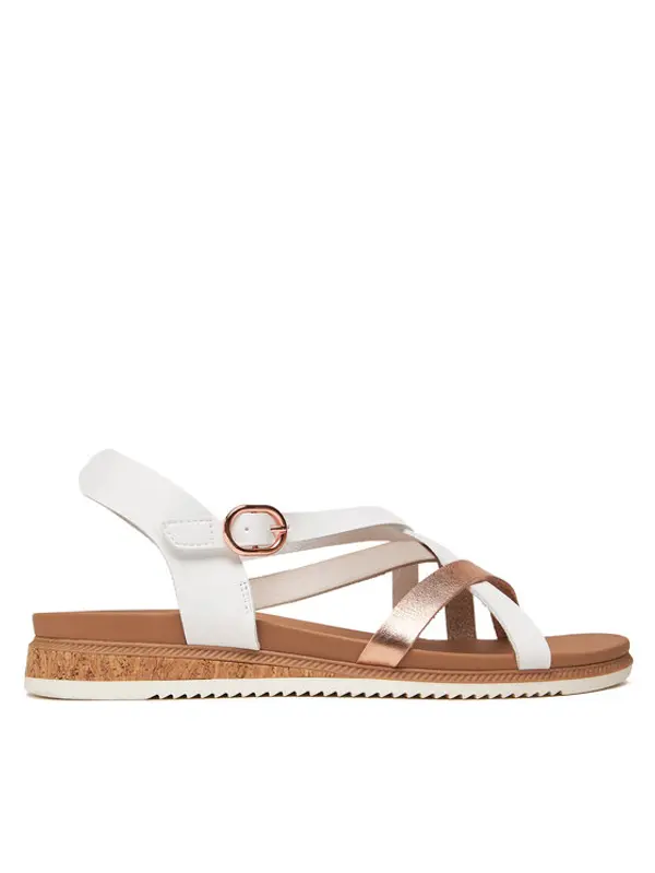 Skechers Skechers Sandale Desert Kiss Low-Peak Rank 114709/WHT Bijela