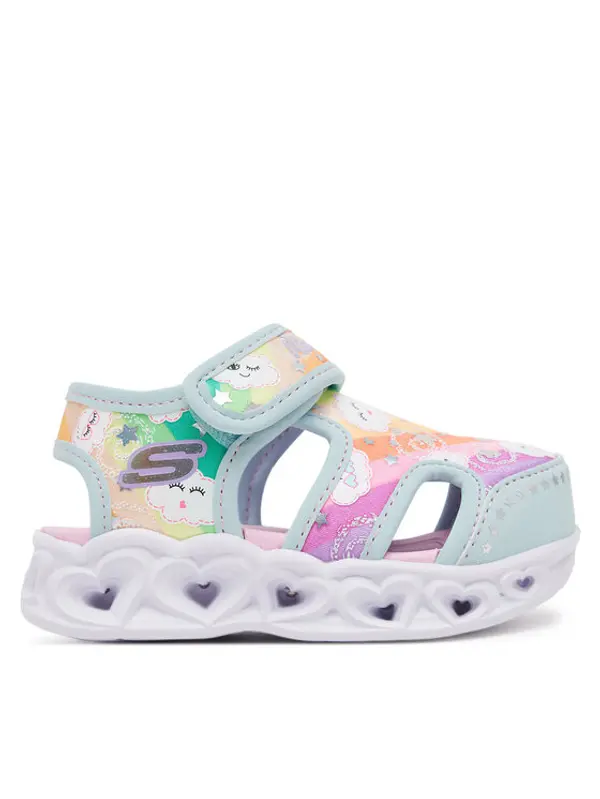 Skechers Skechers Sandale Heart Lights Sandals-Cutie Clouds 302977N/TQMT Tirkizna