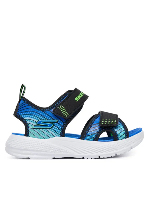 Skechers Skechers Sandale Microspec-Splash 407034N/BKLM Plava