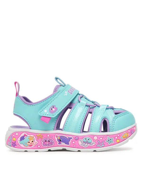 Skechers Skechers Sandale Play Scene Splash - Cute Crew 303162N/TQLV Plava