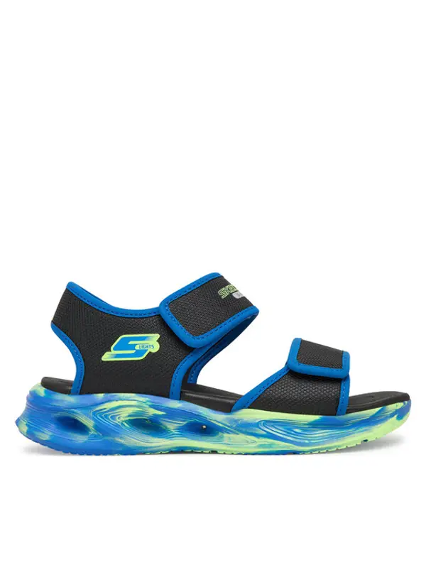 Skechers Skechers Sandale S-Lights: Sola Glow Sandal - Fusion Brights 407032L/BKBL Crna