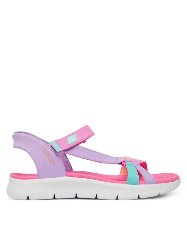 Skechers Skechers Sandale Slip-Ins: Go Walk Flex Sandal - Lots Of Sol 303028L/MLT Ljubičasta