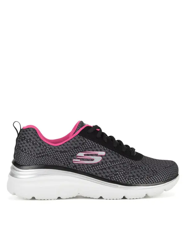 Skechers Skechers Tenisice FASHION FIT - BOLD BOUNDARIES 12719 BKHP Crna