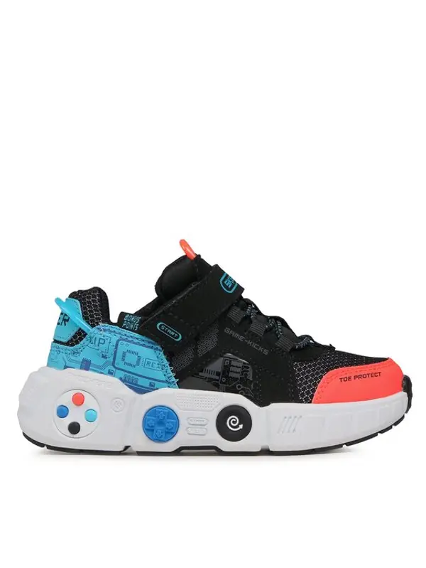 Skechers Skechers Tenisice Gametronix 402260L/BKMT Crna