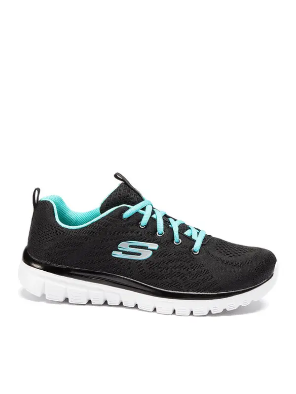 Skechers Skechers Tenisice Get Connected 12615/BKTQ Crna
