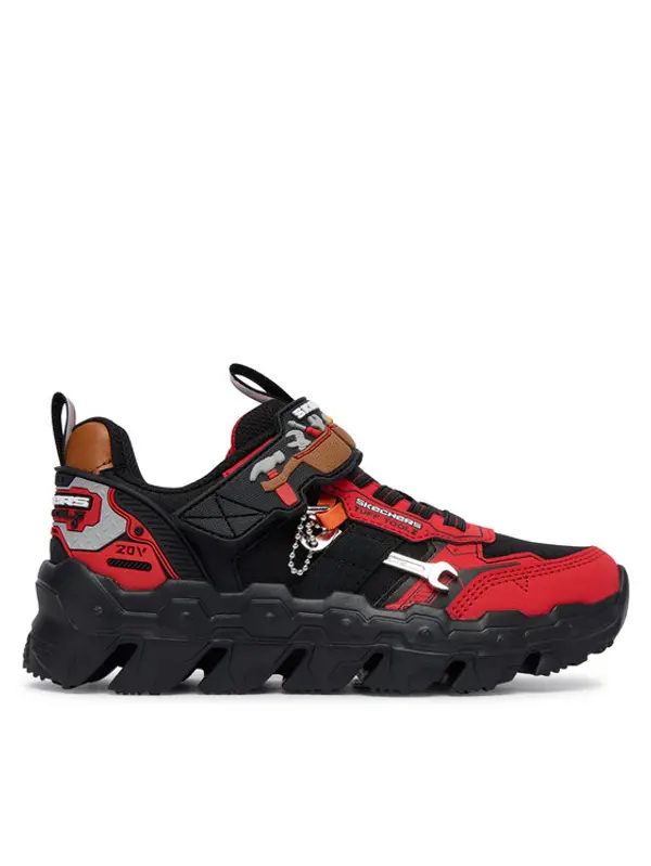 Skechers Skechers Tenisice Mega-Flex Lite - Tuff Toolz 402130L/RDBK Crna