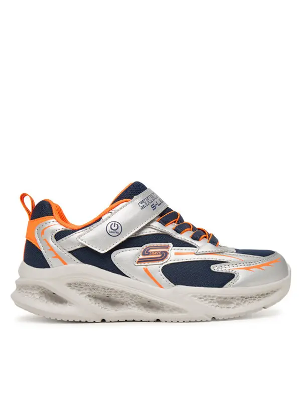 Skechers Skechers Tenisice Meteor-Lights - Glow-Strider 401497L/SLOR Srebrna